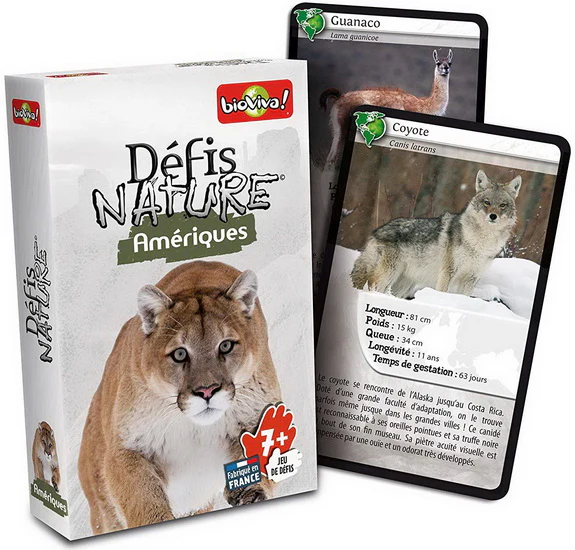 Cartes Défis Nature Amérique