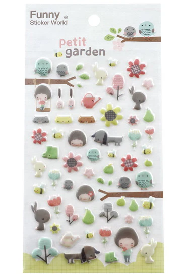 Gommettes Petit jardin
