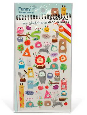 Gommettes Mon carnet de croquis