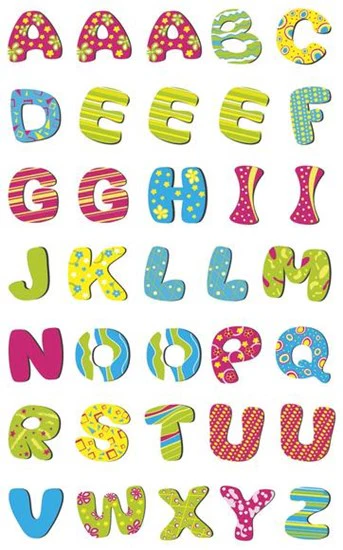 Autocollants Cooky : Alphabet