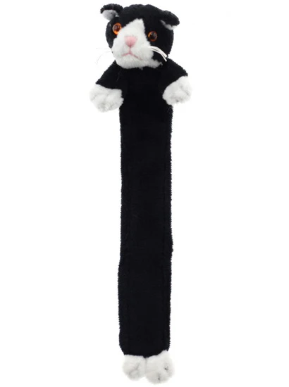 Signet peluche Chat noir