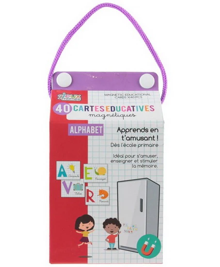 Cartes éducatives aimantées 2AS