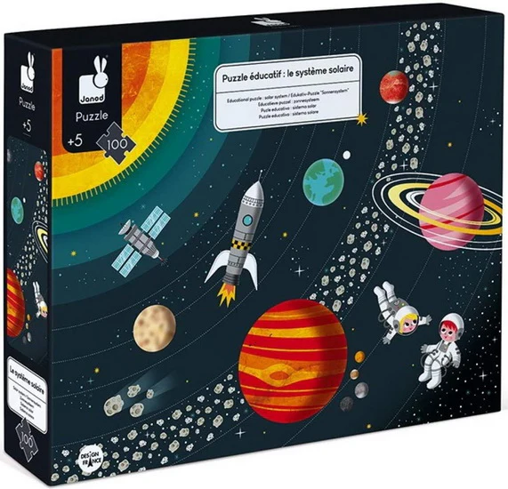 Puzzle éducatif Le système solaire 100 mcx
