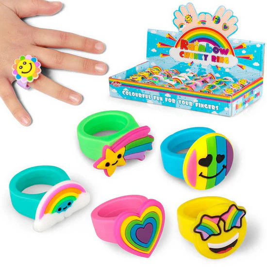 Bague arc-en-ciel 6AS