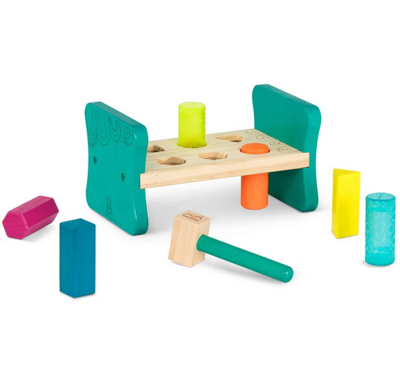 Jeu de tap en bois Colorful Pound & Play