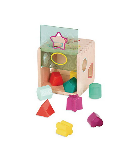 Tri-forme coloré en bois