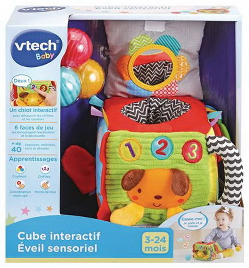 Cube interactif Éveil sensoriel