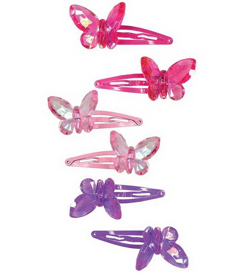 Pince à cheveux papillon volant