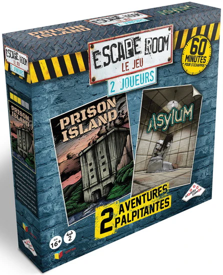 Escape Room Coffret 2 joueurs 2 scénarios