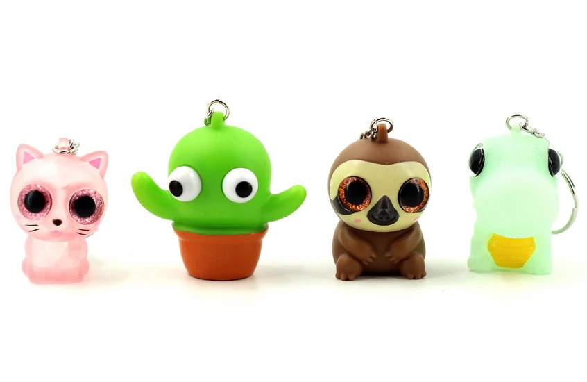 Porte-clés Animal yeux globuleux 4AS
