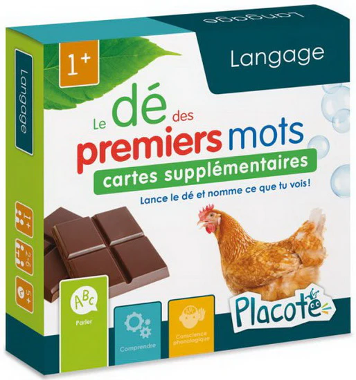 Le dé des premiers mots Cartes supplémentaires