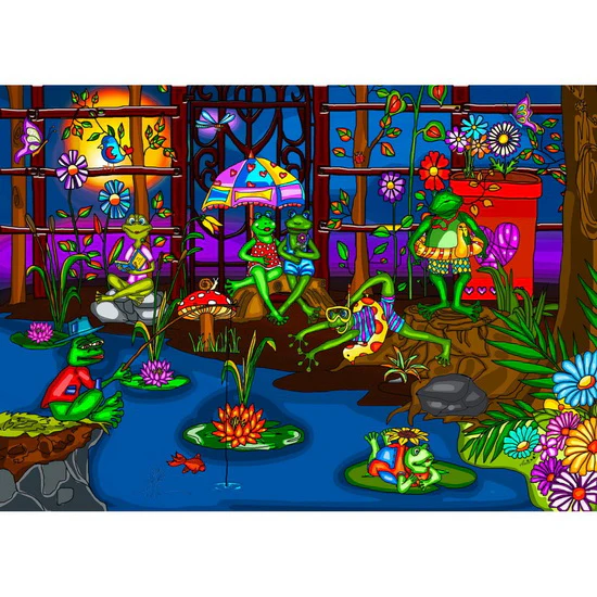Les grenouilles s'amusent 1000 mcx