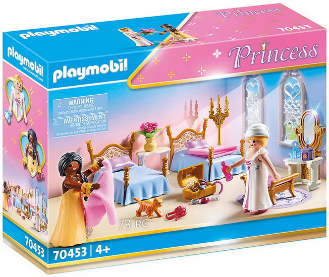 Chambre de princesse avec coiffure