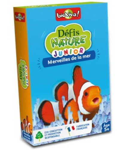Cartes Défis Nature Junior Merveilles de la mer