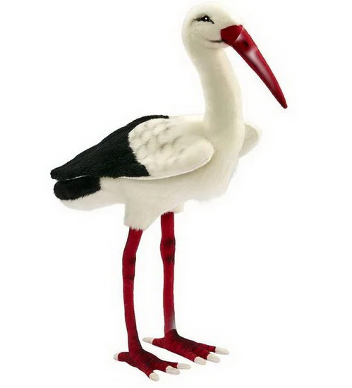 Peluche cigogne 45cm