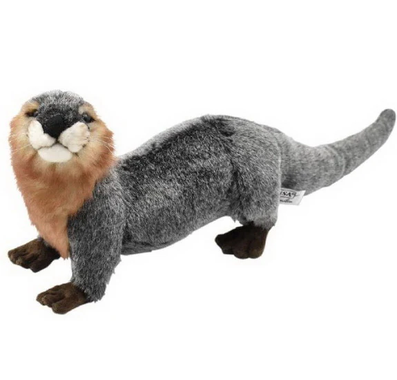 Peluche Loutre de rivière 24cm