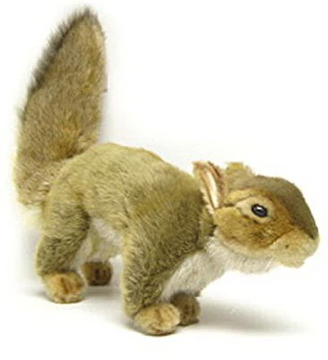 Peluche Écureuil brun 22cm