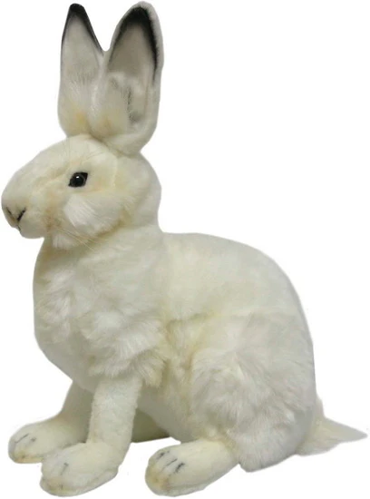 Peluche lapin blanc 27cm