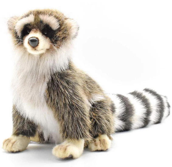Peluche Raton Laveur 34cm