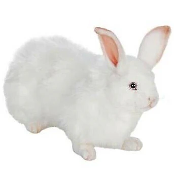Peluche Lapin des neiges 34cm