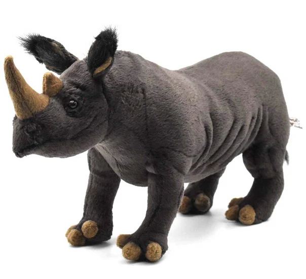 Peluche Rhinocéros noir 46cm