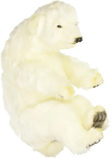 Peluche Ours polaire couché 30cm