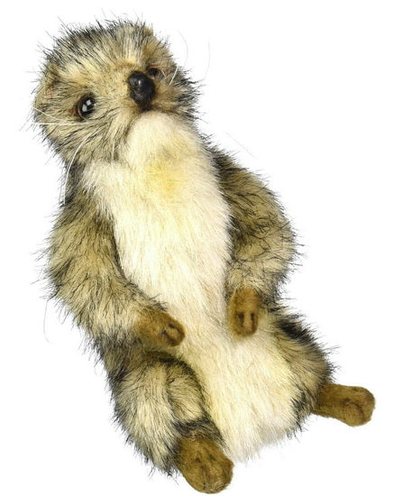 Peluche marmotte 33cm 15cm