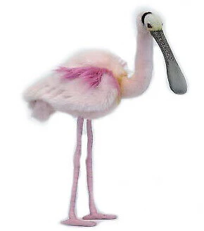 Peluche Spatule rosée 42cm