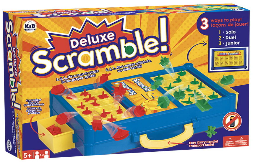 Jeu Scramble deluxe 3-en-1