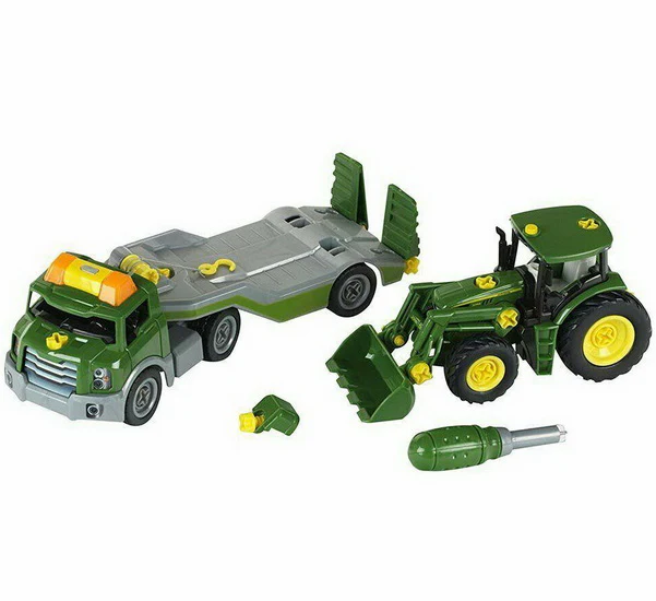 Tracteur John Deere avec transporteur