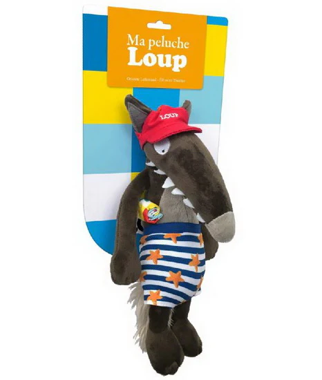 Peluche du loup à la plage(La)