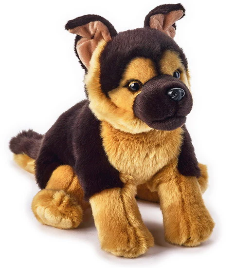 Peluche Wolfy berger allemand chiot 25 cm