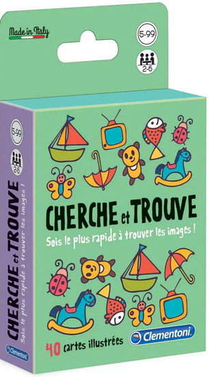 Jeu de carte Cherche et trouve