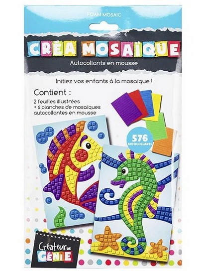 Jeu de mosaïque en mousse