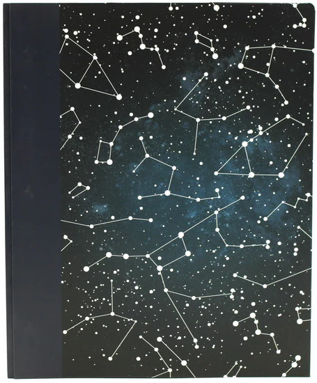 Duo tang 2 pochettes Constellations