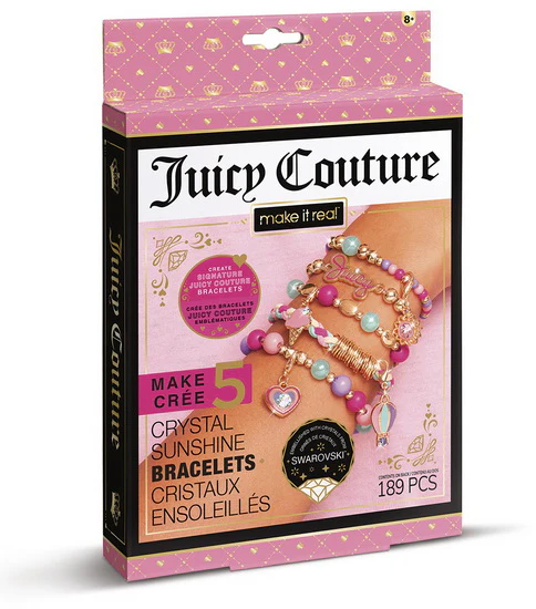 Juicy Couture petit ensemble de bijoux cristaux ensoleillé