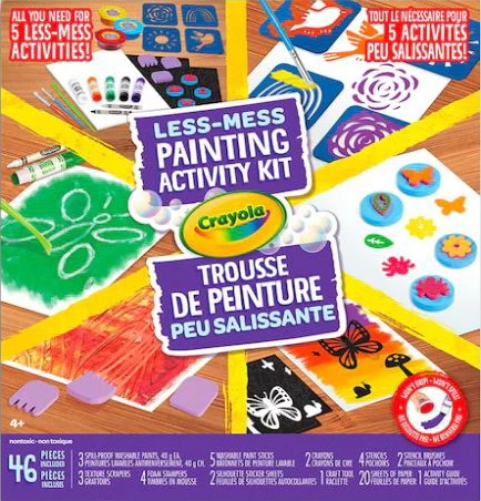 Trousse de peinture peu salissante