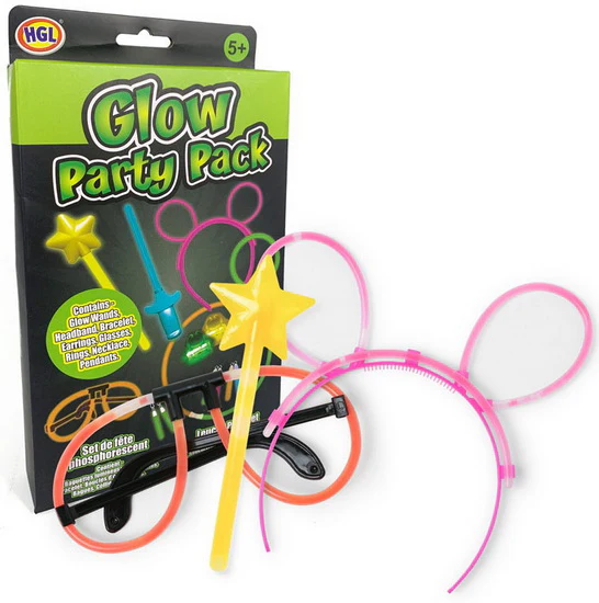 Ensemble de fête phosphorescent 60 pcs