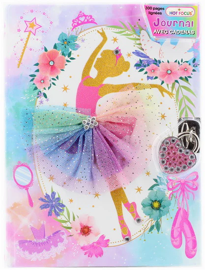 Journal intime Ballerine avec cadenas