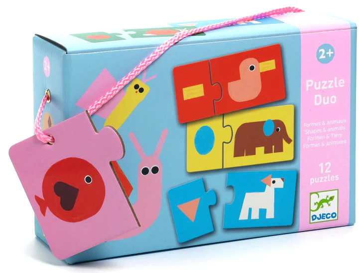 Puzzle duo Animaux et Forme