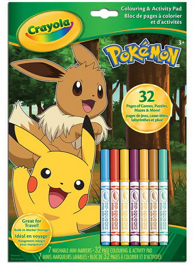 Bloc à colorier et activités Pokémon