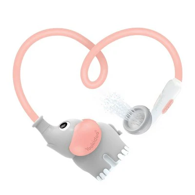 Douche éléphant pour bébé rose