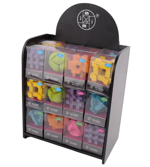 Mini casse-têtes 3D multicolores