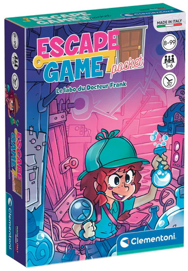 Escape game pocket : Le laboratoire du Docteur Frank