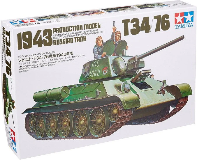 Char d'assaut Soviétique T-34/76 (1943) 1/35