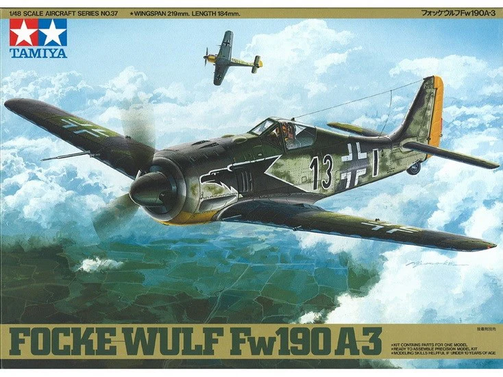 Avion de chasse Focke-Wulf FW190 A-3 1/48