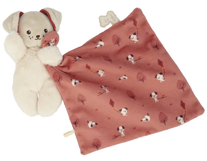 Doudou chien brique