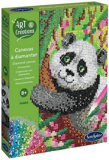 Canevas à diamanter Panda