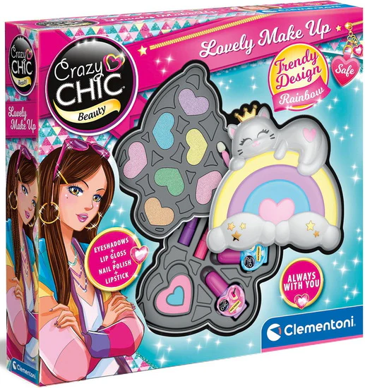 Trousse de maquillage arc-en-ciel