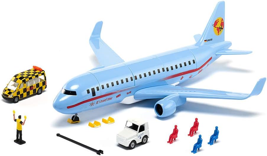 Avion de ligne avec accessoires